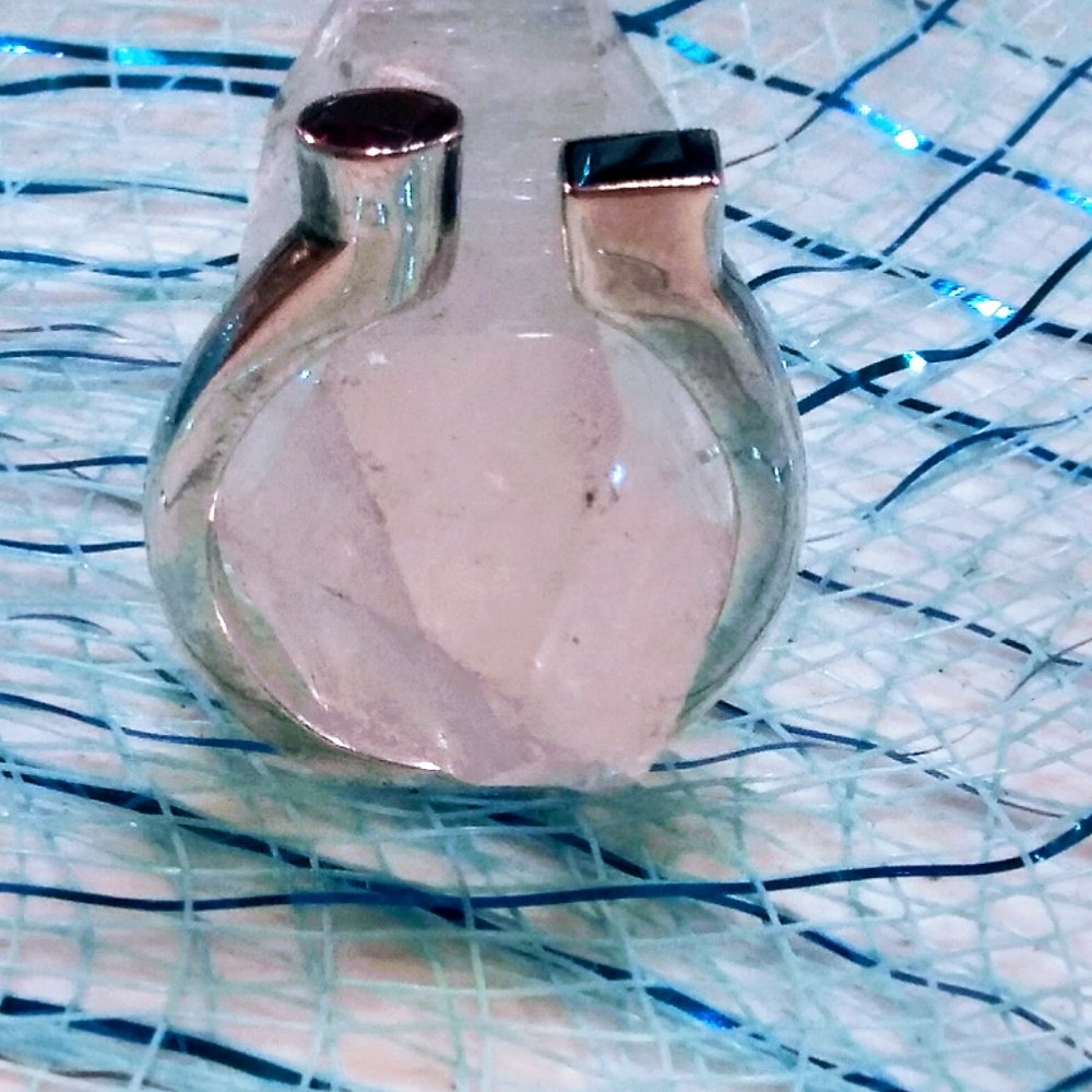 Vintage Sterling Garnet Ring